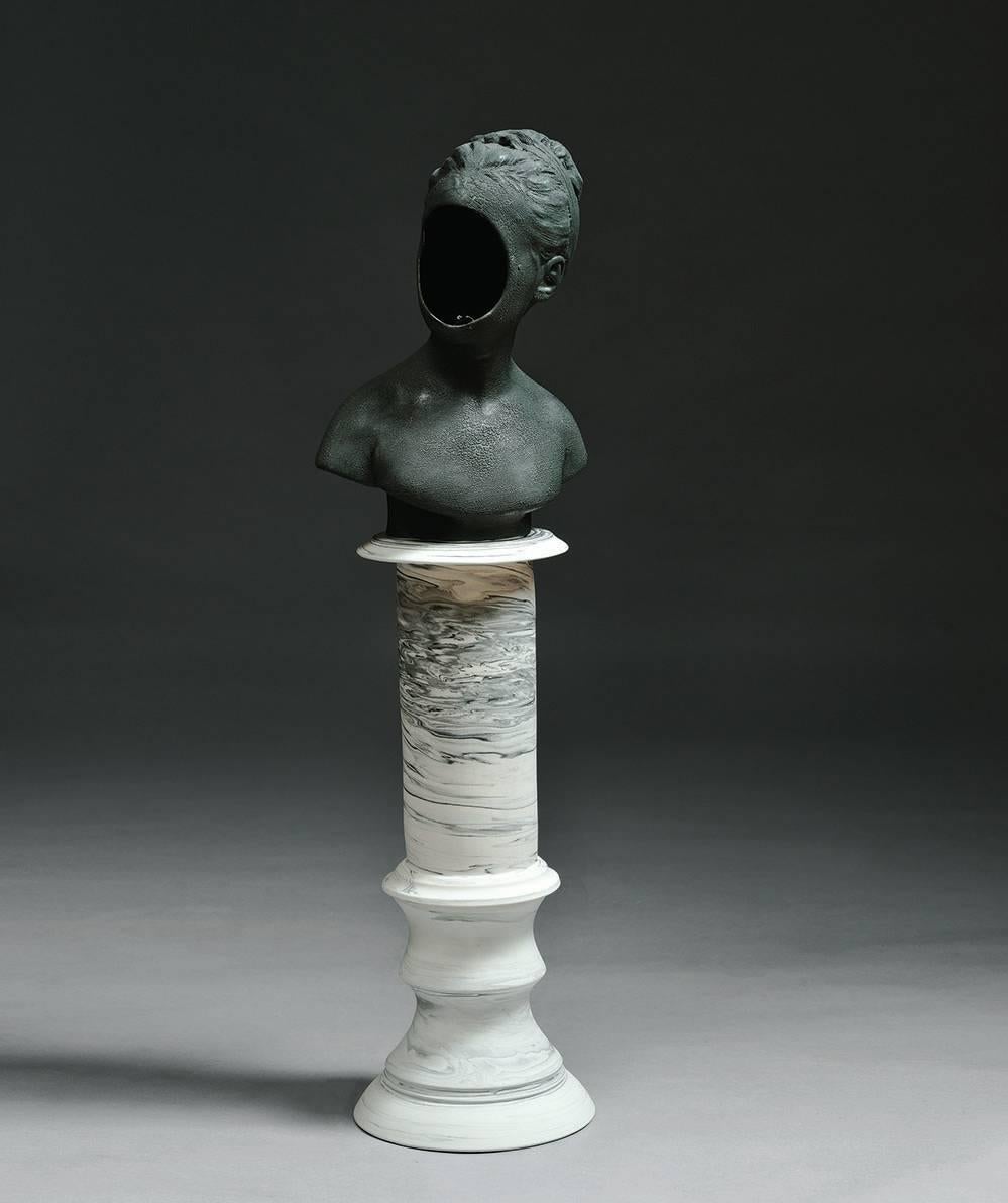Laurent Craste Figurative Sculpture - Defigurement II
