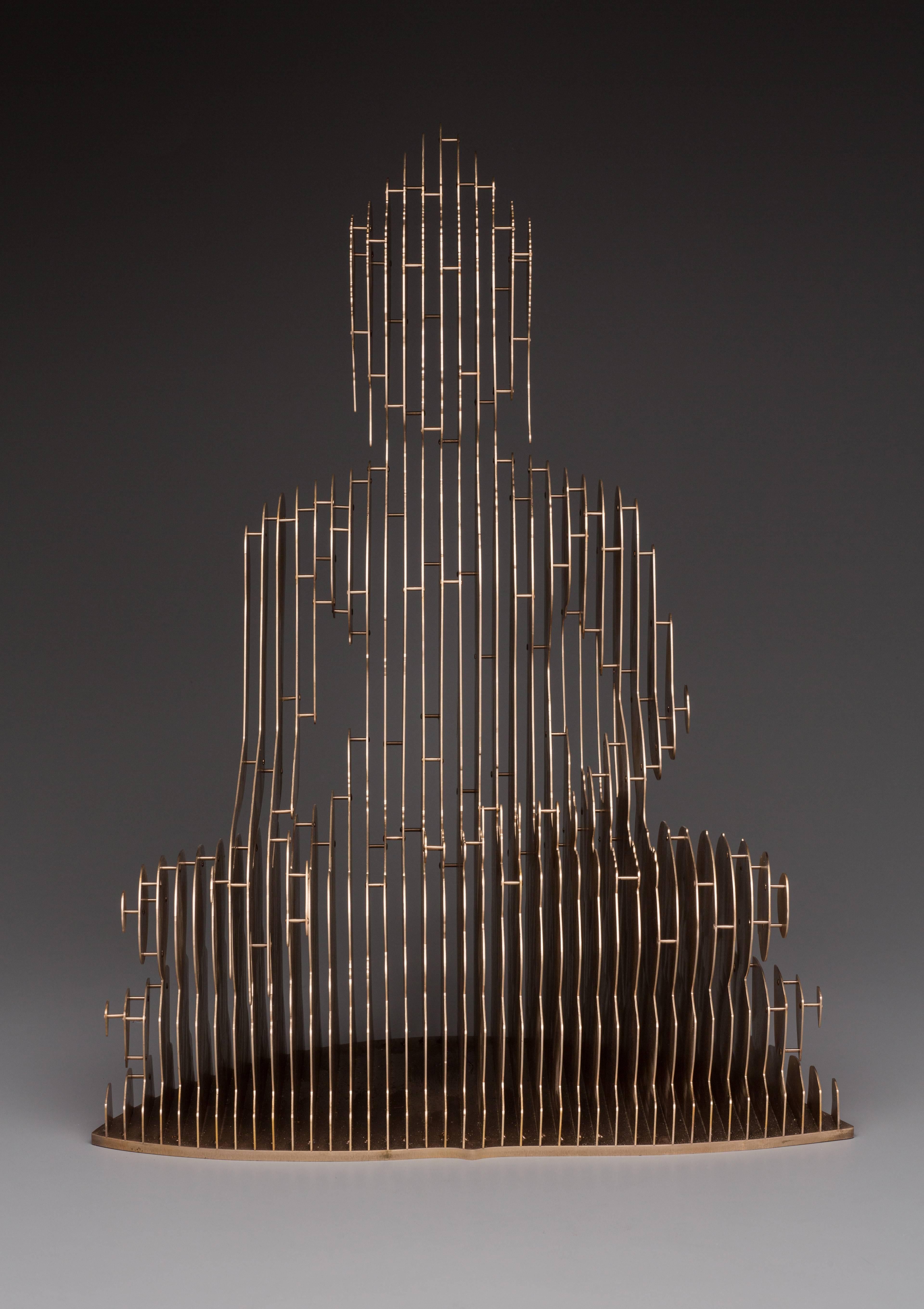 Julian Voss-Andreae Figurative Sculpture - Quantum Buddha