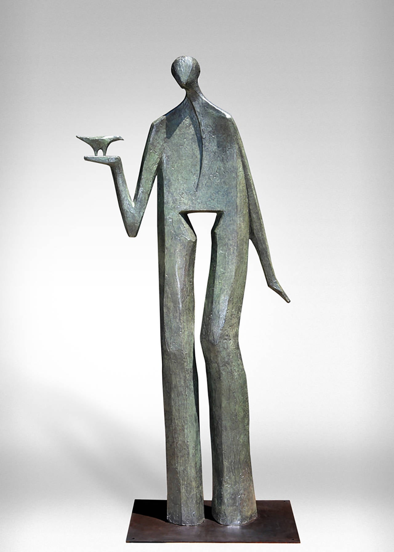 JD Hansen Figurative Sculpture - Birdman