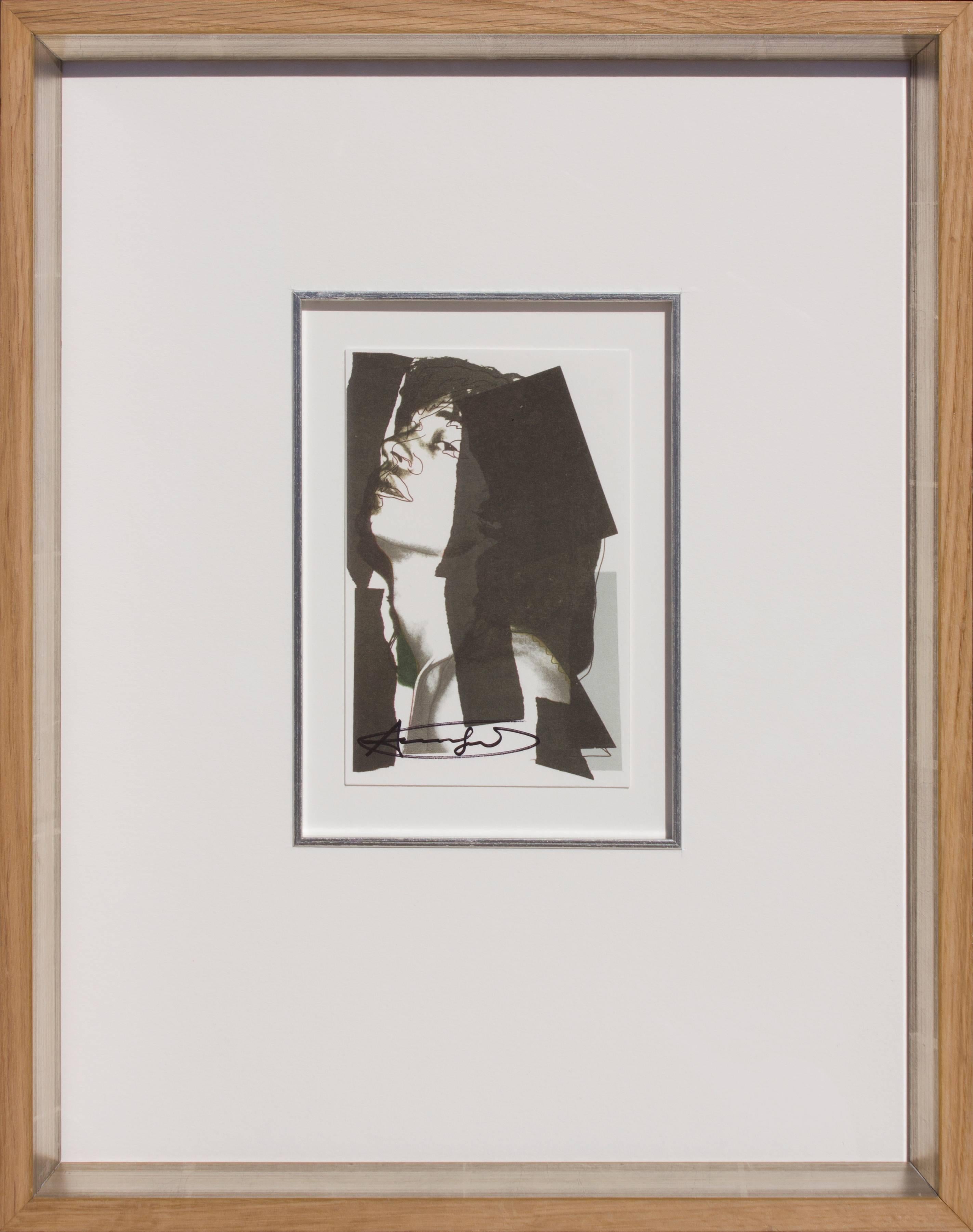 Mick Jagger Announcement Card, 1975 -10 - Print by (after) Andy Warhol
