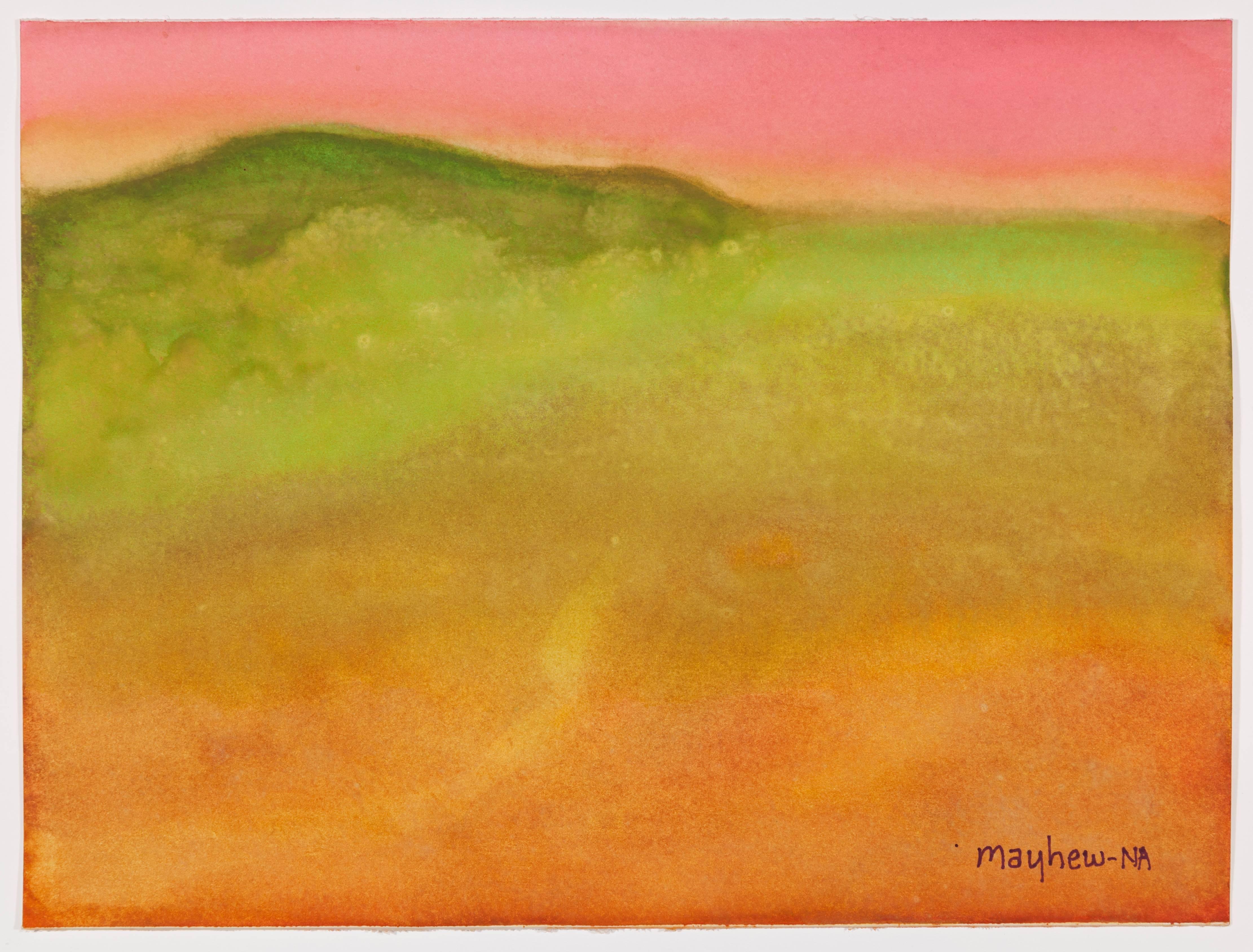 Richard Mayhew Landscape Painting - Mendocino Series #5