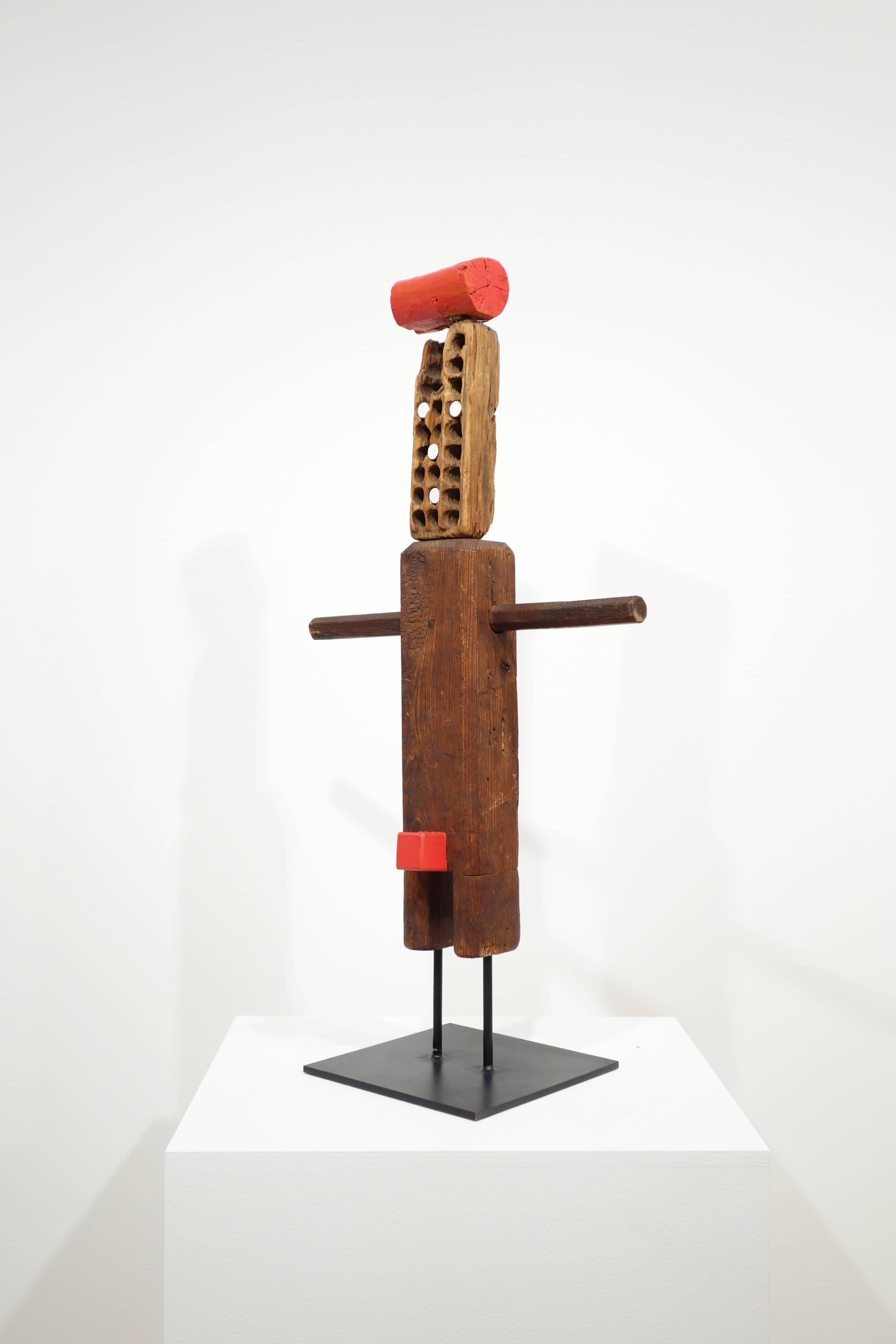 Ivan Chermayeff Figurative Sculpture - Young Person with Hairless Brush Head