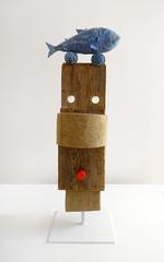 Janus with Blue Fish