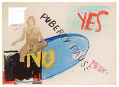 Vintage Untitled (Dream on Me), Collaboration with Bill Berkson
