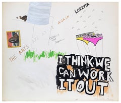 Untitled (I Think We Can Work It Out), Collaboration with Bill Berkson
