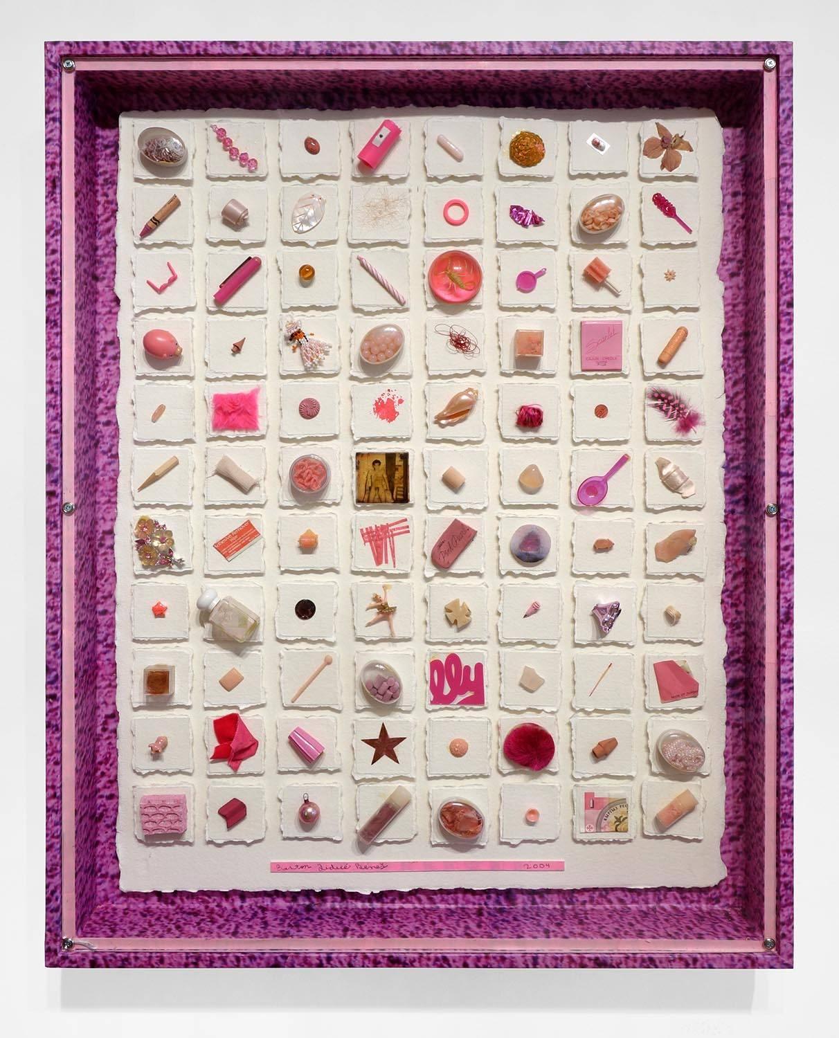 Untitled (Pink) Museum - Contemporary Mixed Media Art by Barton Lidice Benes