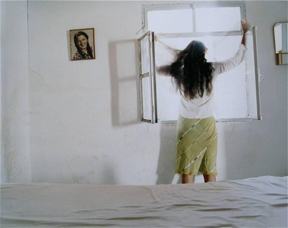 Bastienne Schmidt Color Photograph - Looking Out The Window, Samos, Greece