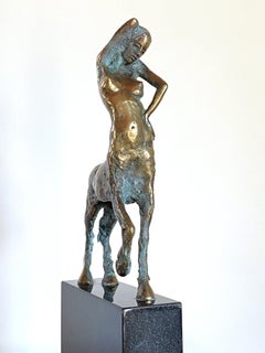 Centaurus - Bronze Sculpture on Granit Black by Gyunay Aliev
