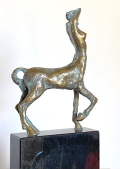 Centaurus - Bronze Sculpture on Granit Black by Gyunay Aliev