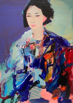 Signal/Skin - Peinture contemporaine figurative de Liliya Nikolova