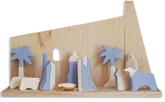 Ensemble de Noël (petit format) - Crèche en céramique, édition augmentée, 2024