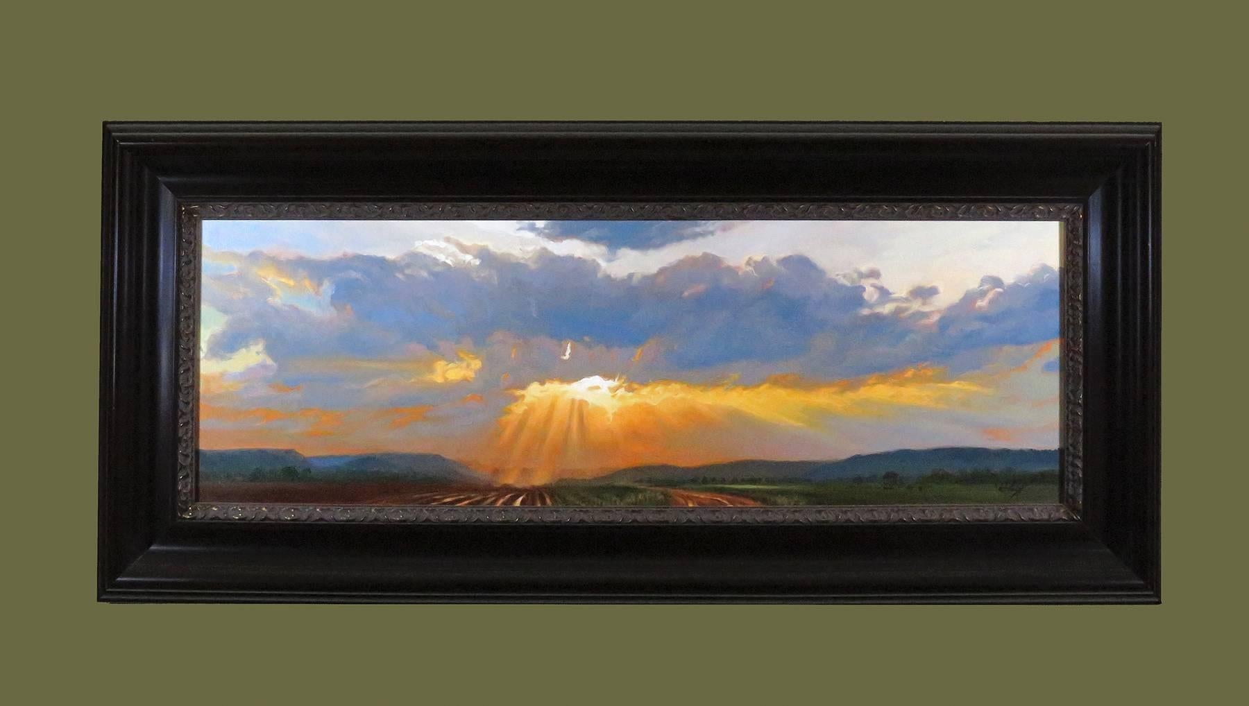 John Hulsey Landscape Painting - Into the Valley of Light
