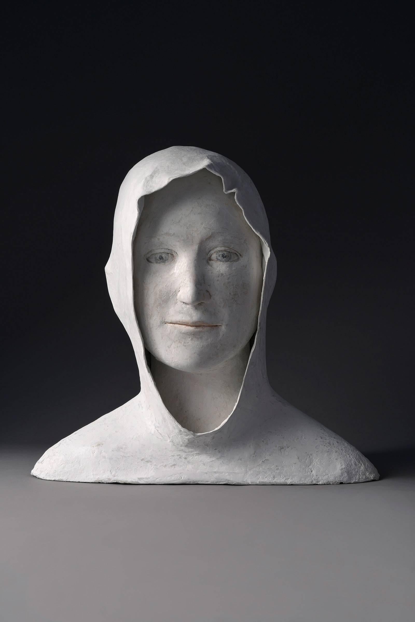 Agnes Baillon Figurative Sculpture - Grand Buste de Jeune
