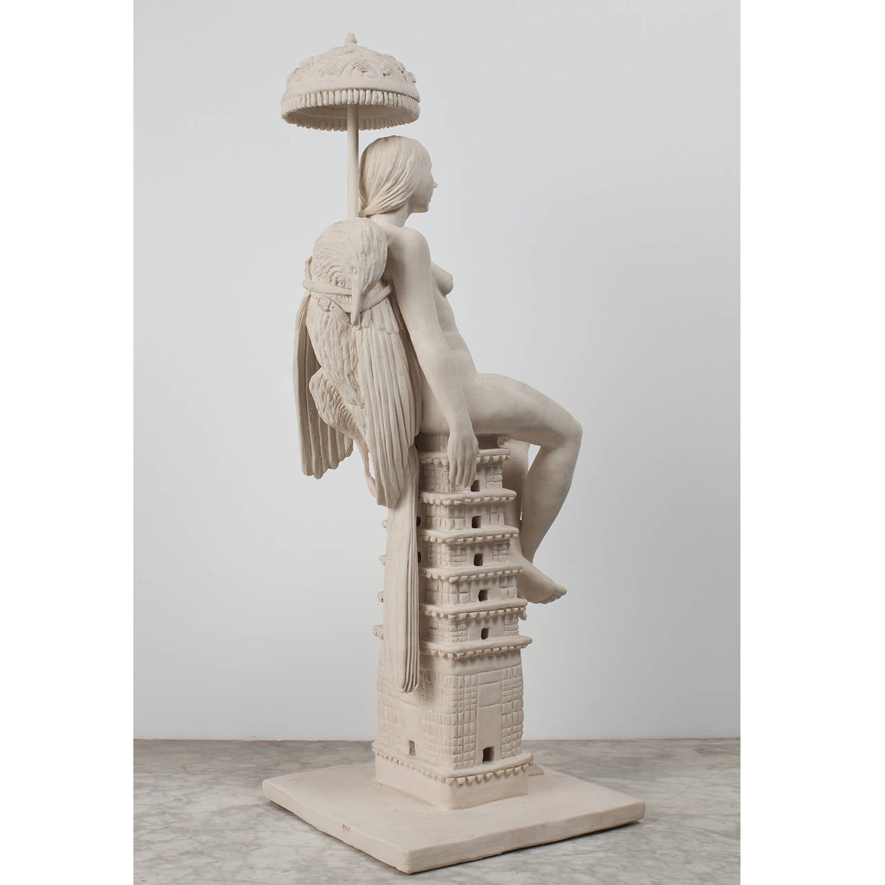 She Bird Temple - Conceptual Sculpture by Tricia Cline