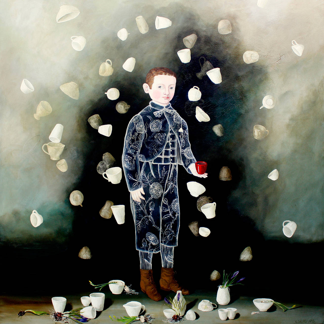 Anne Siems Figurative Painting - Cups