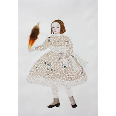 Girl with Fire in Hand