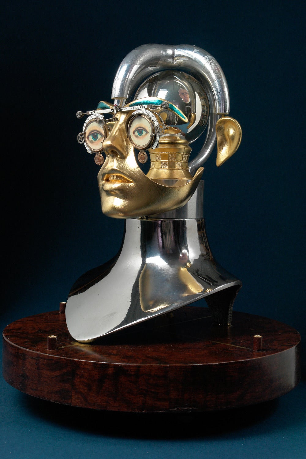 Head 08 2013 - Assemblage Sculpture by Harris Diamant