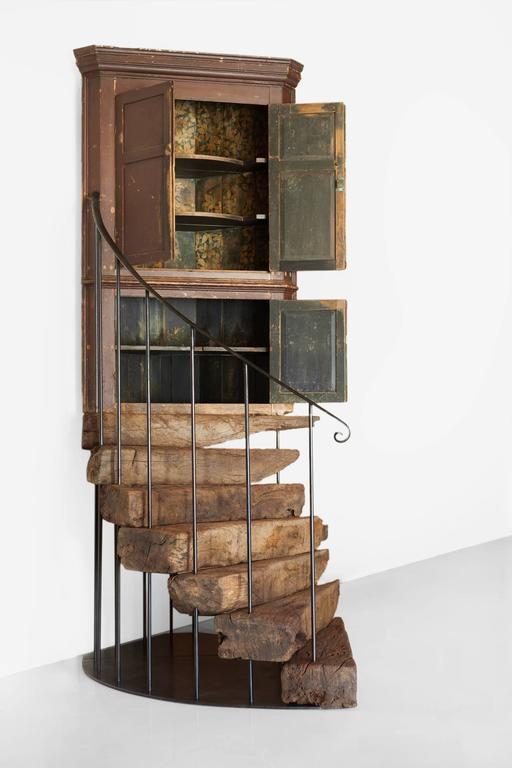 Cupboard Steps - Contemporary Sculpture by JAMESPLUMB