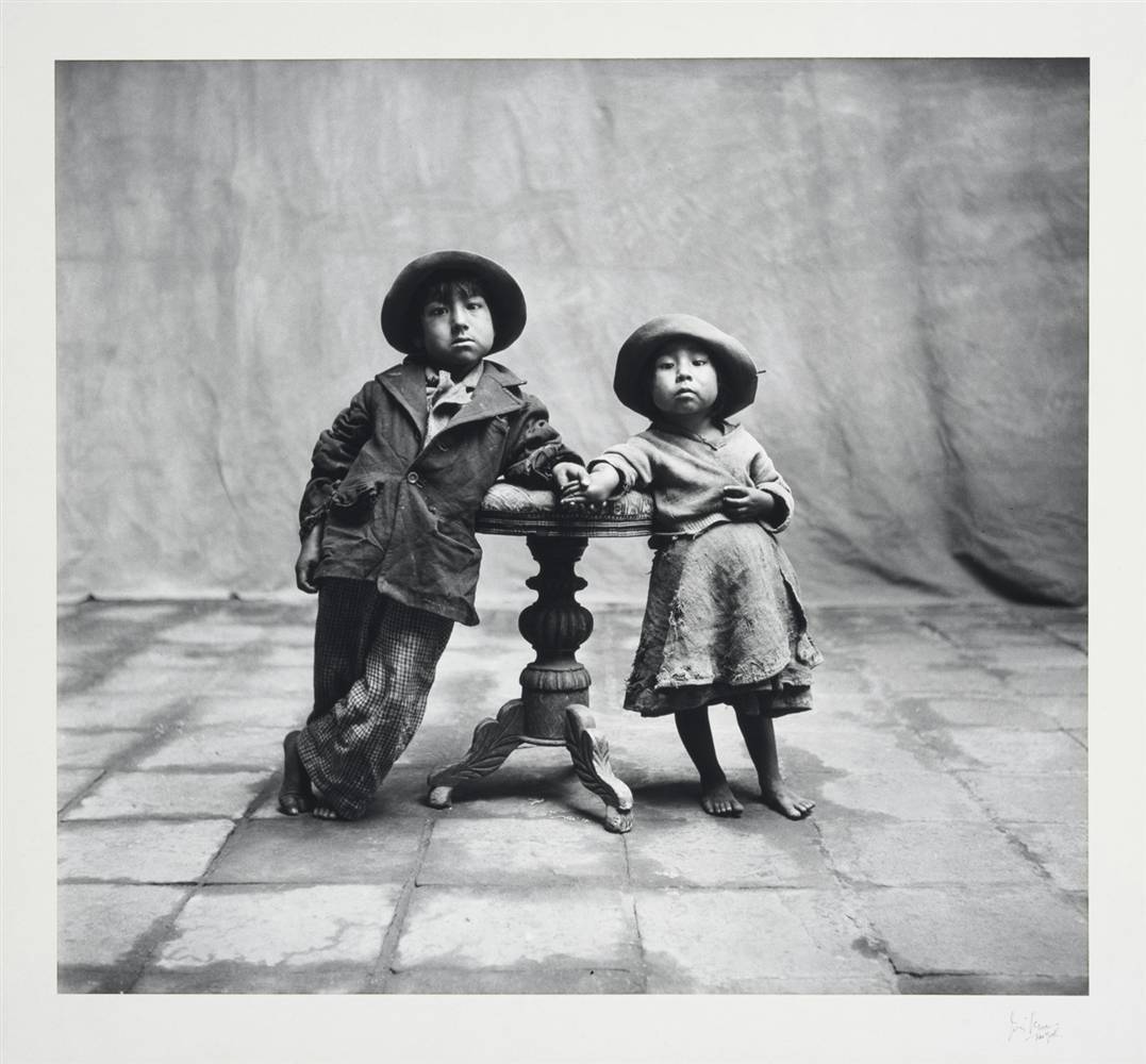 Irving Penn Portrait Photograph - Cuzco Children