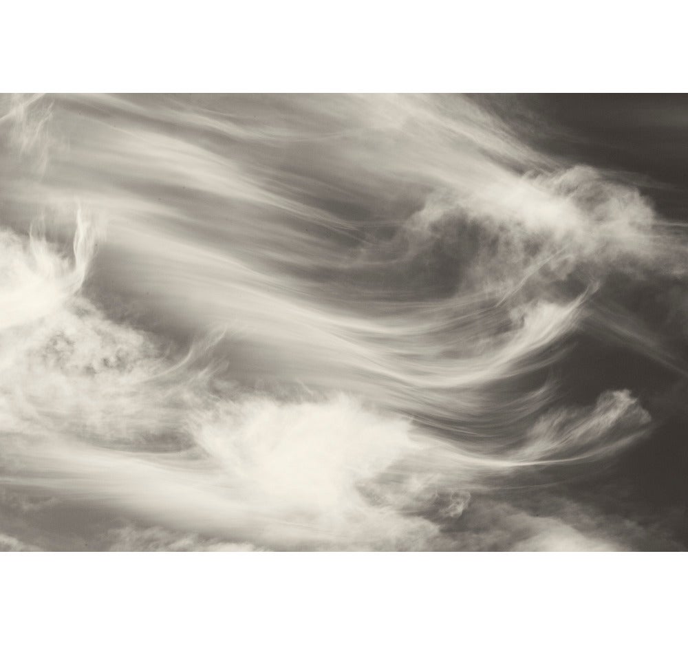 Cara Weston Black and White Photograph - Cloud Wisps, Big Sur