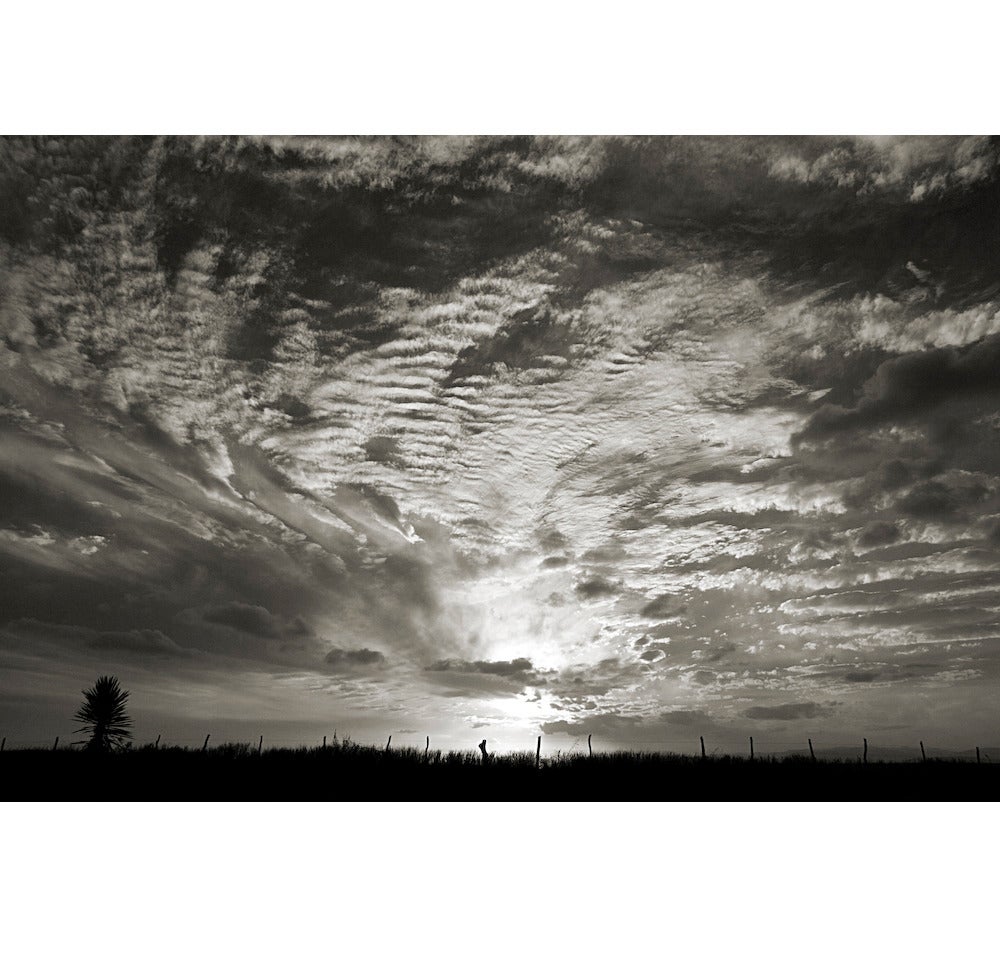 Cara Weston Landscape Photograph - Mexico Border, Sunset, Mexico