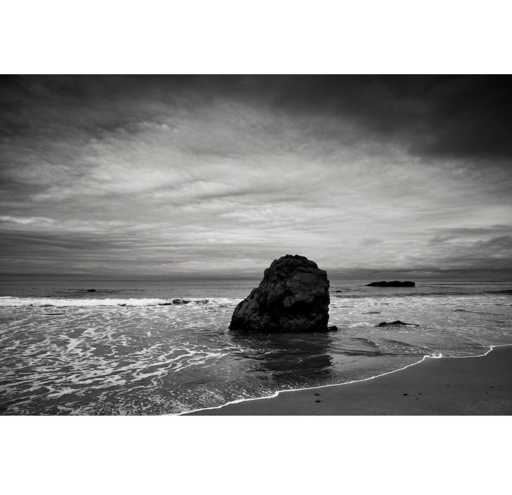 Cara Weston Landscape Photograph - Rock and Textured Sky, Big Sur