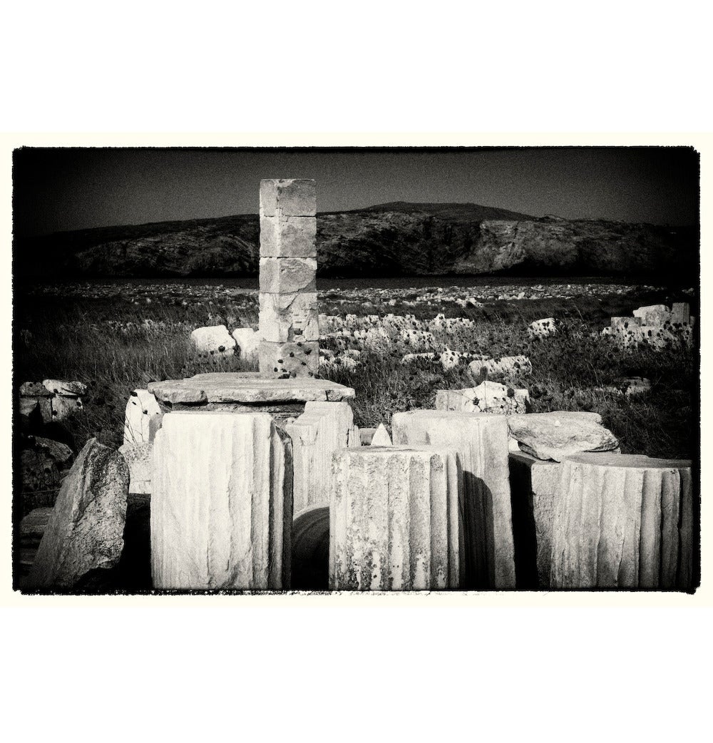 Cara Weston Black and White Photograph - Ruins, Delos, Greece III
