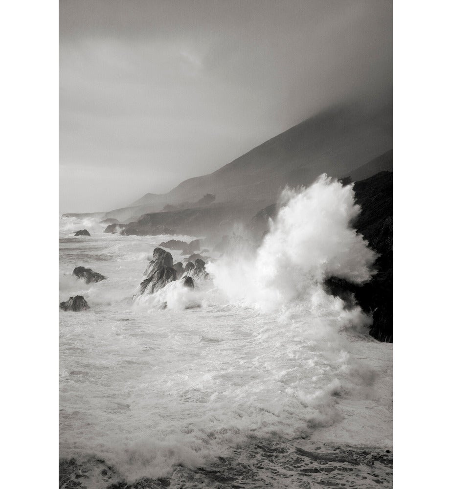 Cara Weston Landscape Photograph - Wave Burst, Big Sur Coast