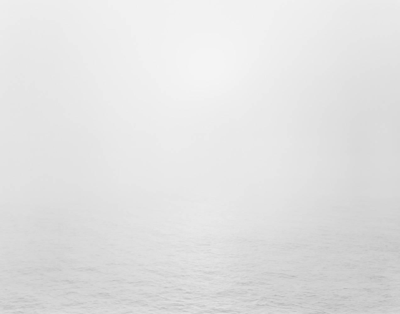 Chip Hooper Black and White Photograph - Sun & Fog, Pacific Ocean
