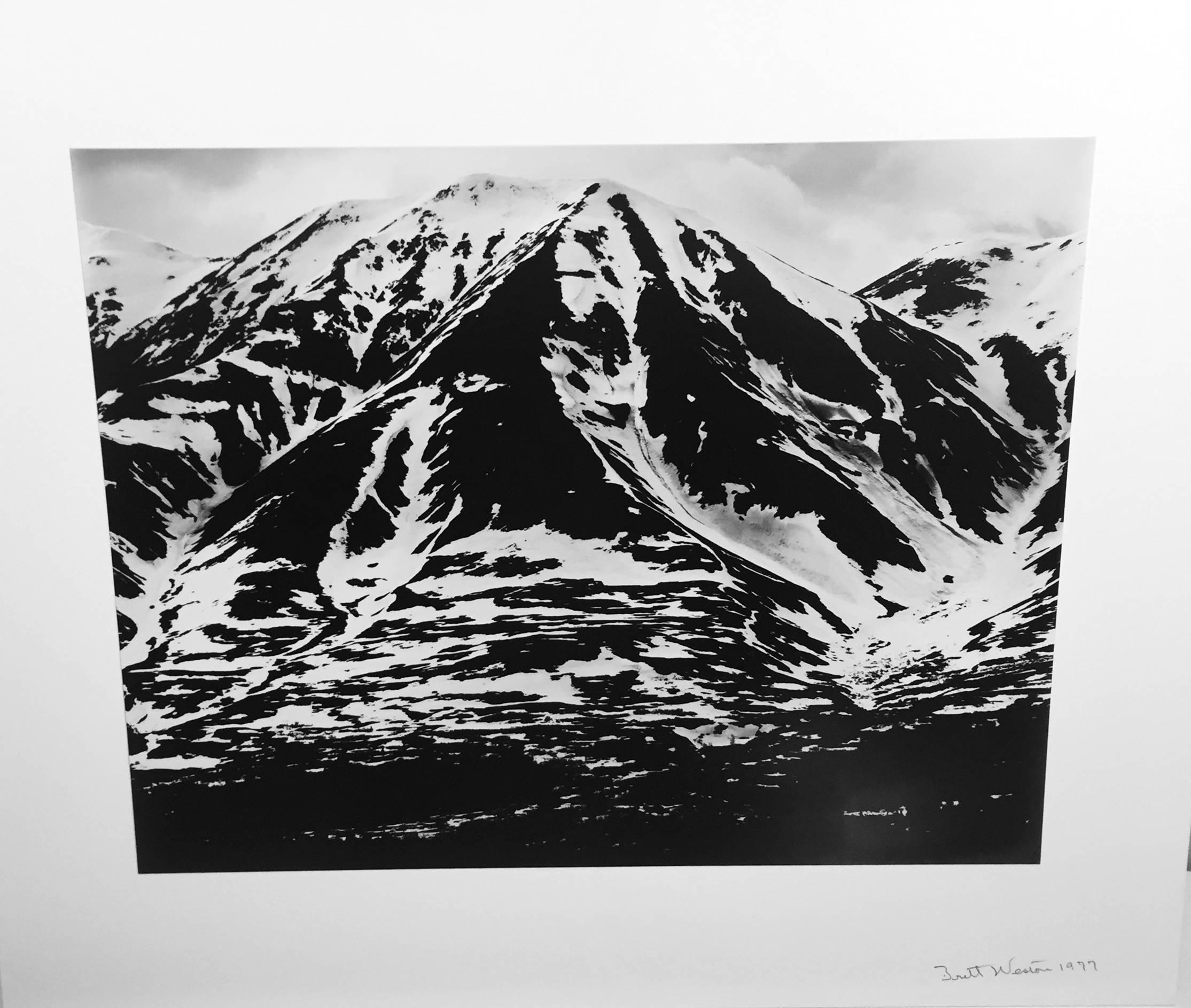 Brett Weston Black and White Photograph - Snow Forms