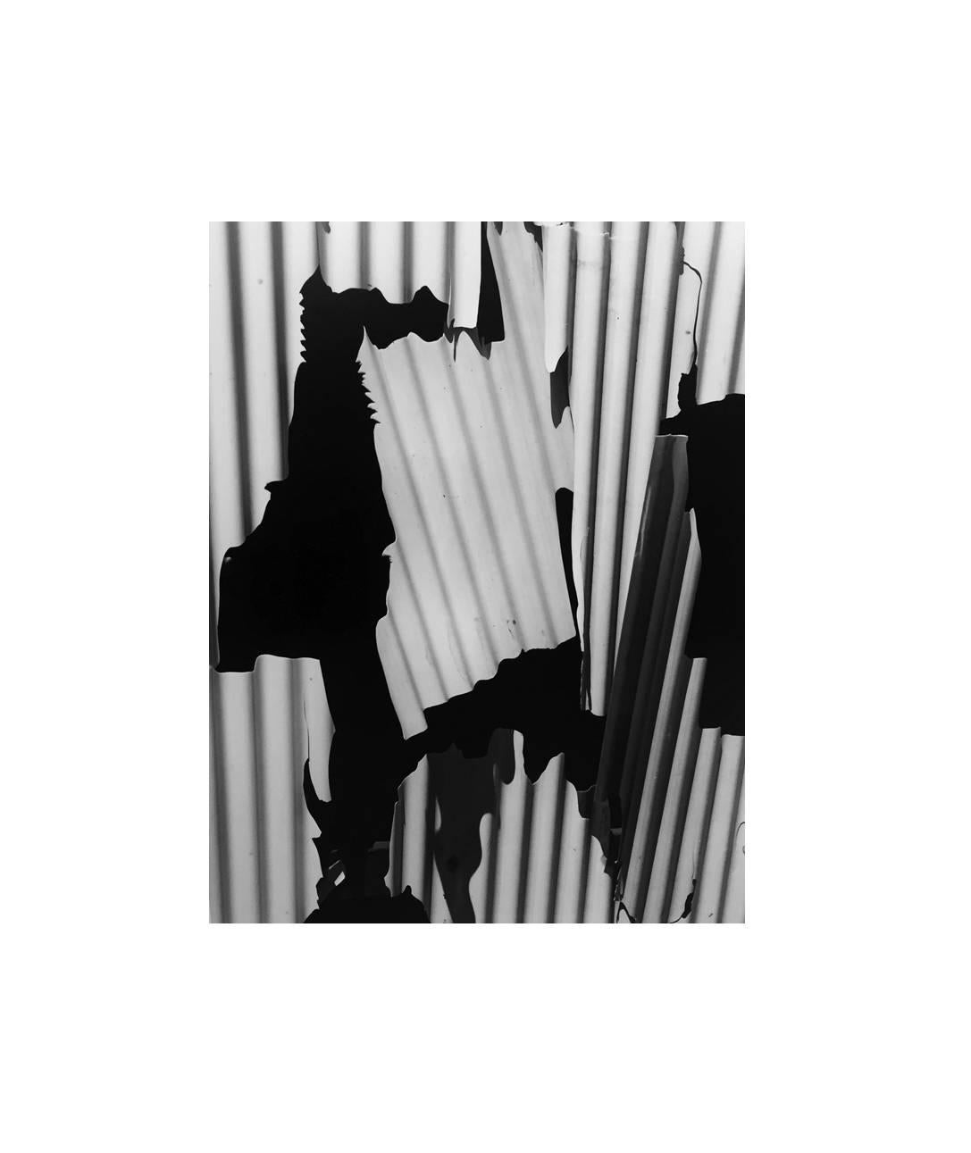 Brett Weston Black and White Photograph - Broken Plastic, 1973
