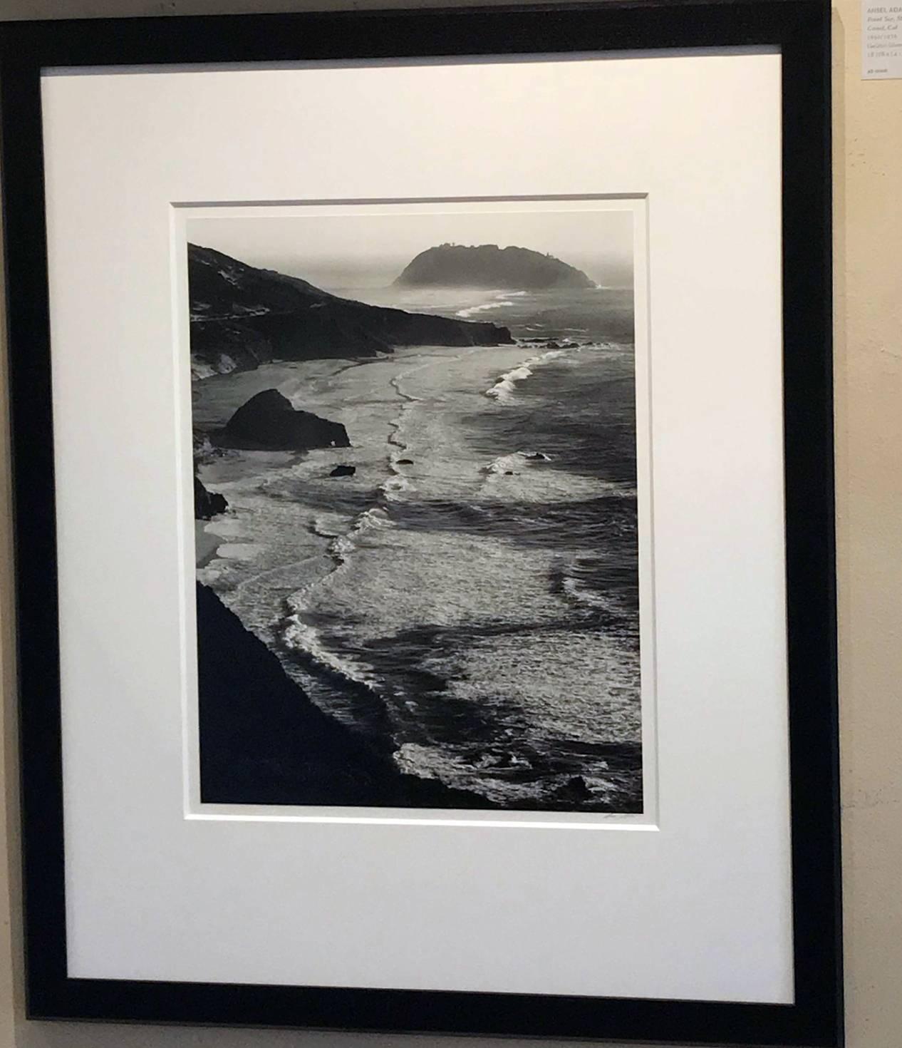 Point Sur, Storm, Monterey Coast, California  - Photograph by Ansel Adams