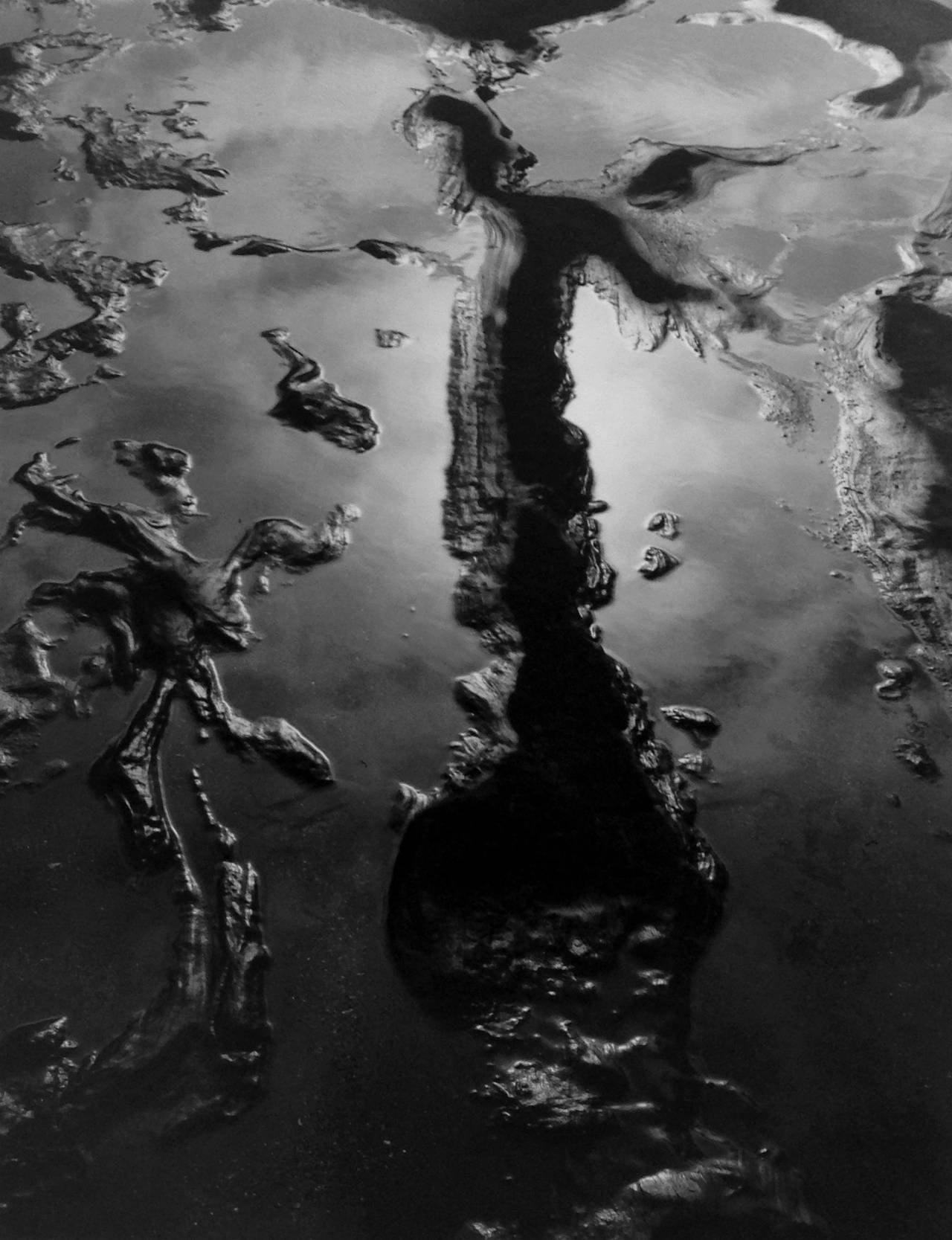 Brett Weston Black and White Photograph - Tidal Pool, Point Lobos, 1976