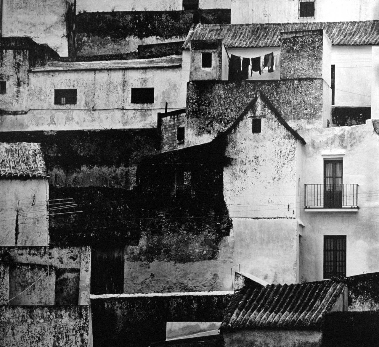 Brett Weston Black and White Photograph - Village, Spain