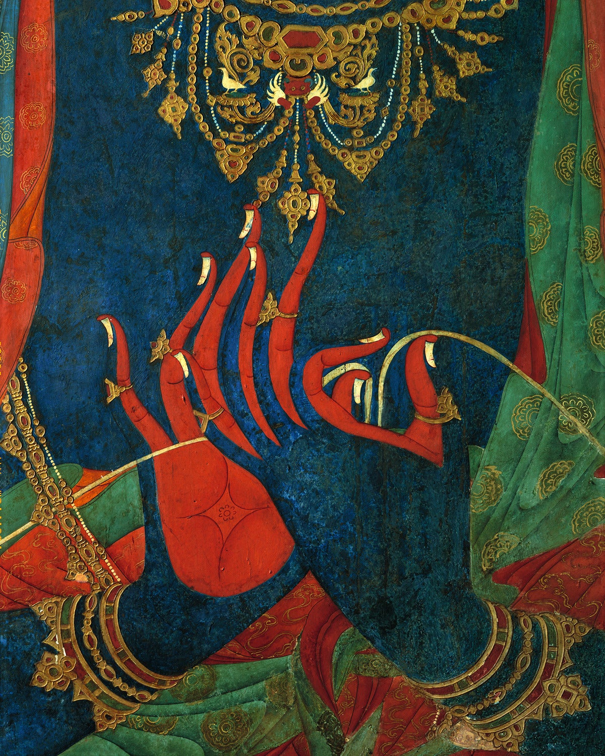 Kenneth Parker Color Photograph - Buddha Hands, Thubchen