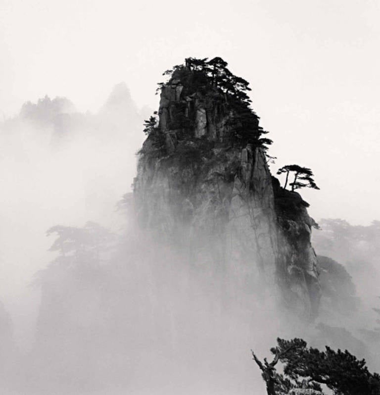 Michael Kenna Black and White Photograph - Huangshan Mountains, Study 11, Anhui, China, 2010