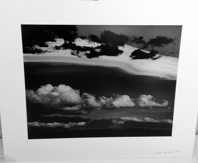 Desert Clouds, 1976 - Photograph by Brett Weston