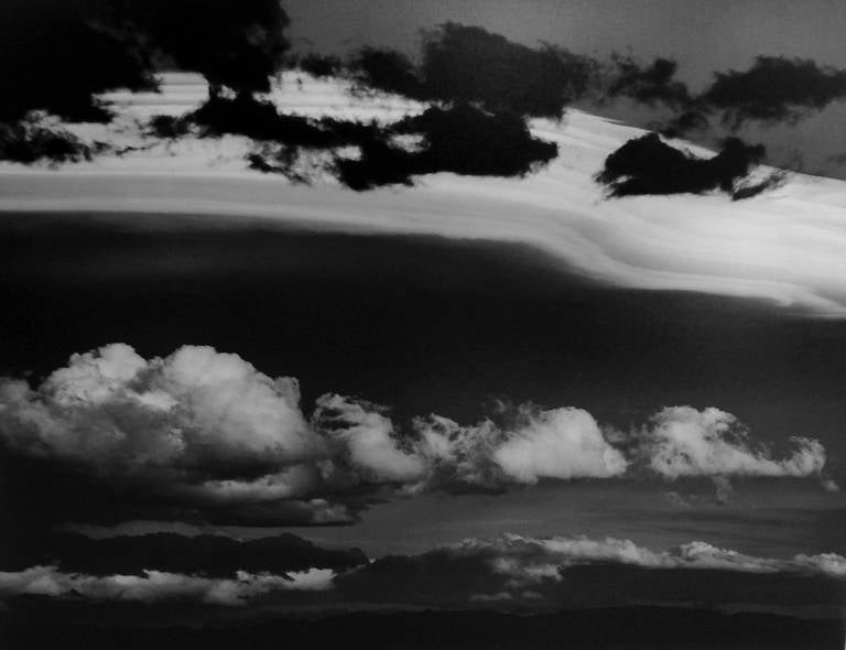 Brett Weston Black and White Photograph - Desert Clouds, 1976