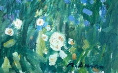 Fauvist Spanish Wildflower Landscape in Andalucia Mediterranean Oil Painting