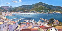 Vue sur le port méditerranéen de Port de la Selva, paysage côtier catalan, Espagne
