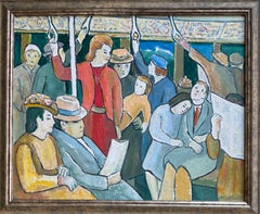 NYC Subway Post Modern Mid Century Realism American, In Major Museum Collections