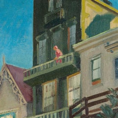 California Mid 20th-Century WPA Modernism American Scene SF Coit Tower Artist