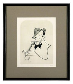 Frank Sinatra Hollywood Music Movie Legends 20th Century Oscars Grammys Litho