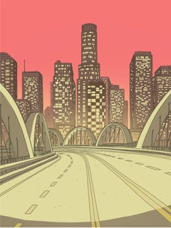 6th Street Bridge Limited Edition Print on Entrada Rag, 30x44