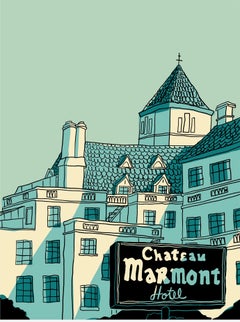 "Chateau Marmont" - limited edition print on rag paper