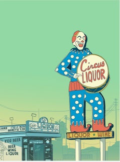 "Circus Liquor" - limited edition print on rag paper