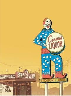 "Circus Liquor" - limited edition print on rag paper