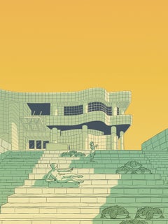 "Getty" - limited edition print on rag paper