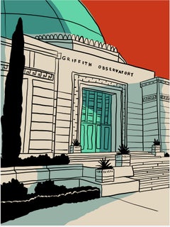 "Griffith Observatory" - limited edition print on rag paper
