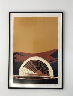 "Hollywood Bowl" - limited edition print on rag paper